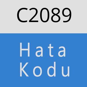 C2089 hatasi