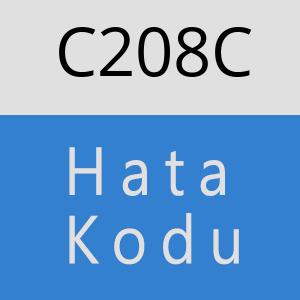 C208C hatasi