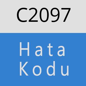 C2097 hatasi