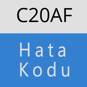 C20AF hatasi