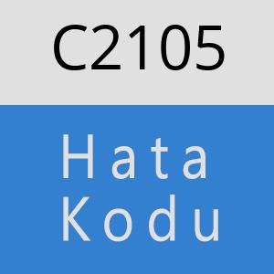 C2105 hatasi