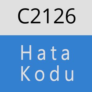 C2126 hatasi