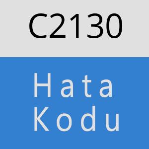 C2130 hatasi