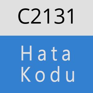 C2131 hatasi