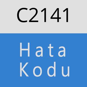 C2141 hatasi