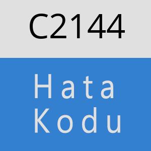 C2144 hatasi