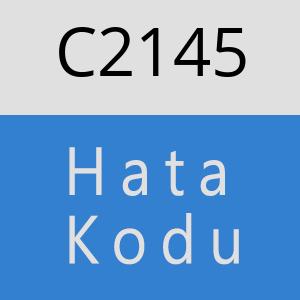 C2145 hatasi