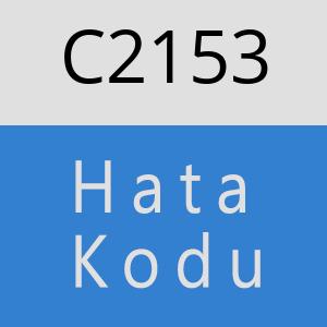 C2153 hatasi