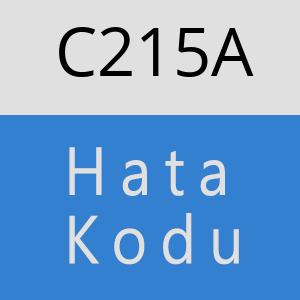 C215A hatasi