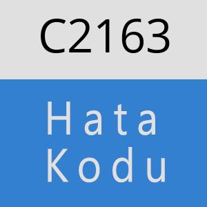 C2163 hatasi