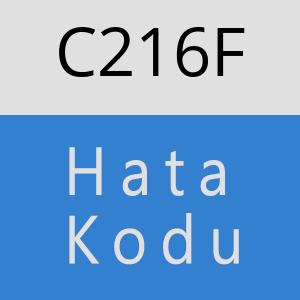 C216F hatasi