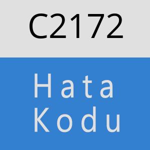 C2172 hatasi