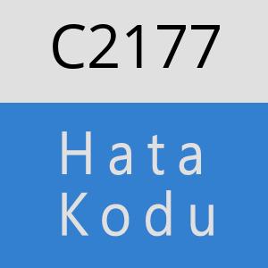 C2177 hatasi
