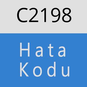 C2198 hatasi