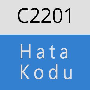 C2201 hatasi