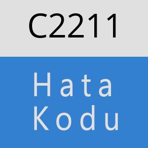 C2211 hatasi