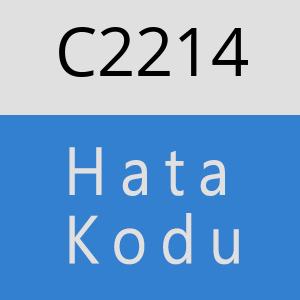 C2214 hatasi