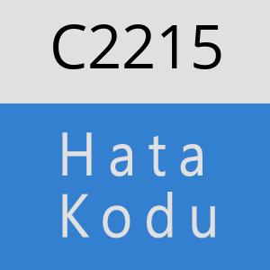 C2215 hatasi