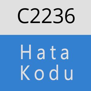 C2236 hatasi