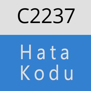 C2237 hatasi