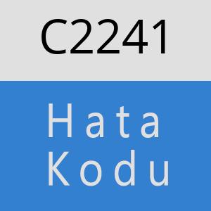 C2241 hatasi