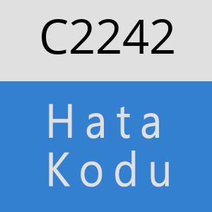 C2242 hatasi