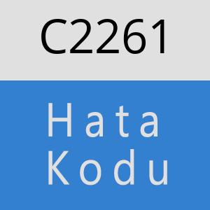 C2261 hatasi