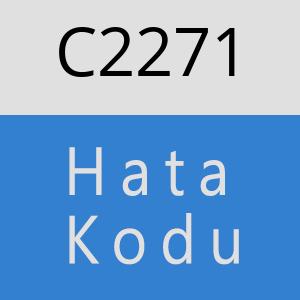 C2271 hatasi