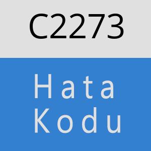 C2273 hatasi