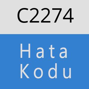 C2274 hatasi