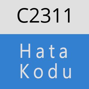 C2311 hatasi