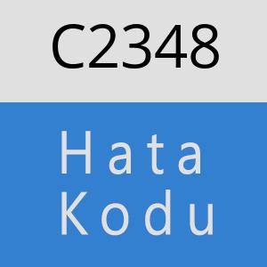 C2348 hatasi