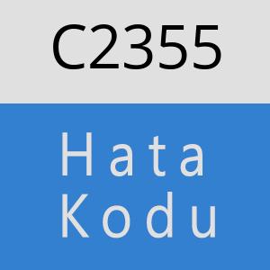 C2355 hatasi