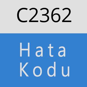 C2362 hatasi