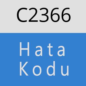 C2366 hatasi