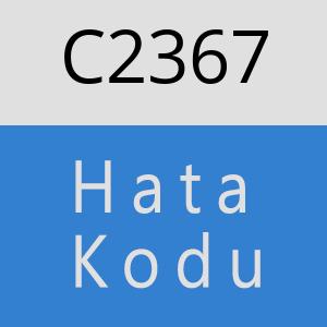 C2367 hatasi