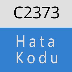 C2373 hatasi