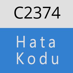 C2374 hatasi