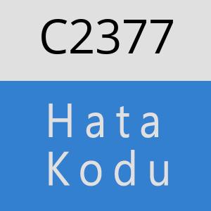 C2377 hatasi