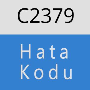 C2379 hatasi