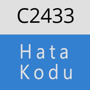 C2433 hatasi