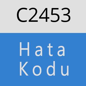 C2453 hatasi