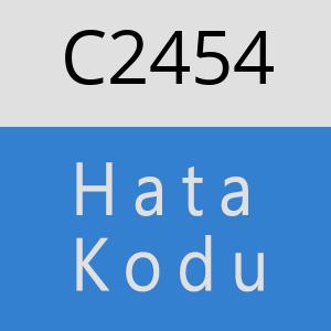 C2454 hatasi