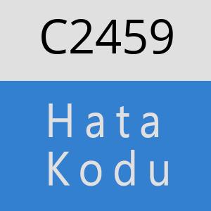 C2459 hatasi