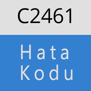 C2461 hatasi