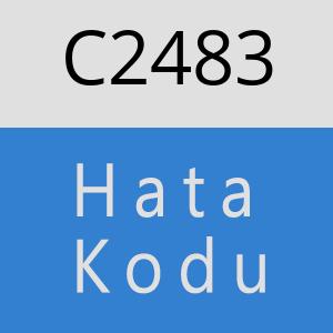 C2483 hatasi