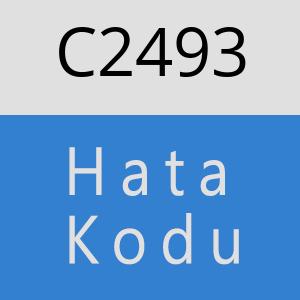 C2493 hatasi