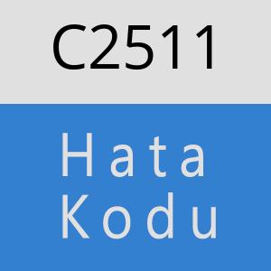 C2511 hatasi