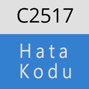 C2517 hatasi