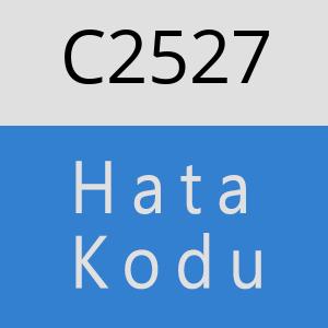 C2527 hatasi